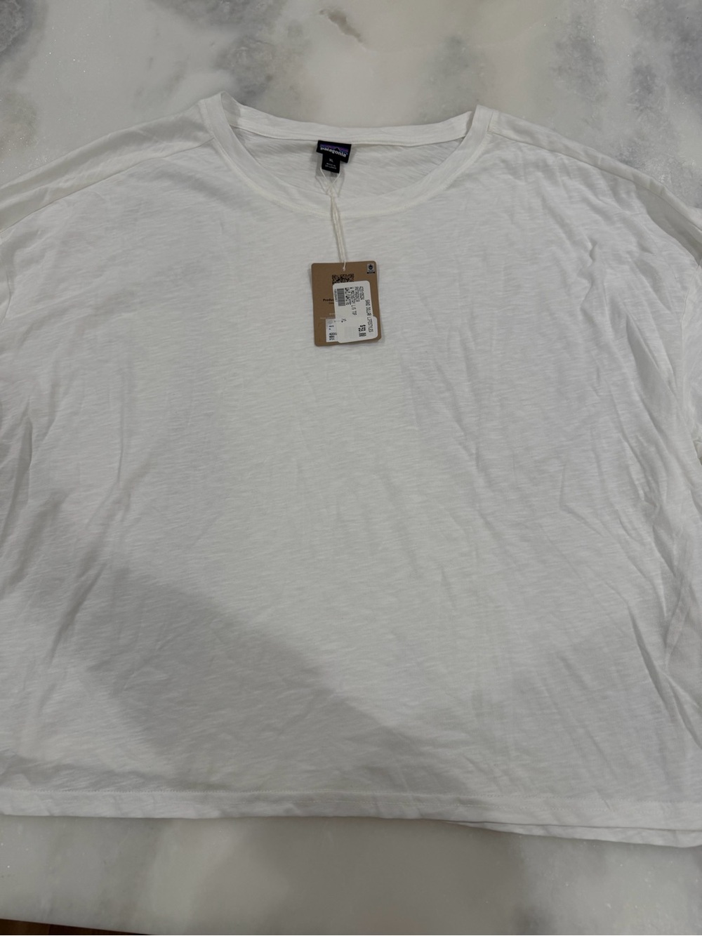 Patagonia Women’s Long Sleeve Mainstay Top XL White NWT $59